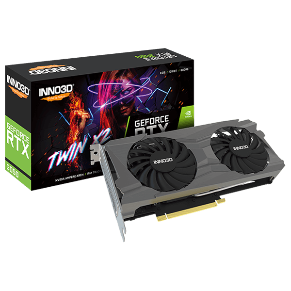 INNO3D GeForce RTX 3050 8GB GDDR6 Graphics Card