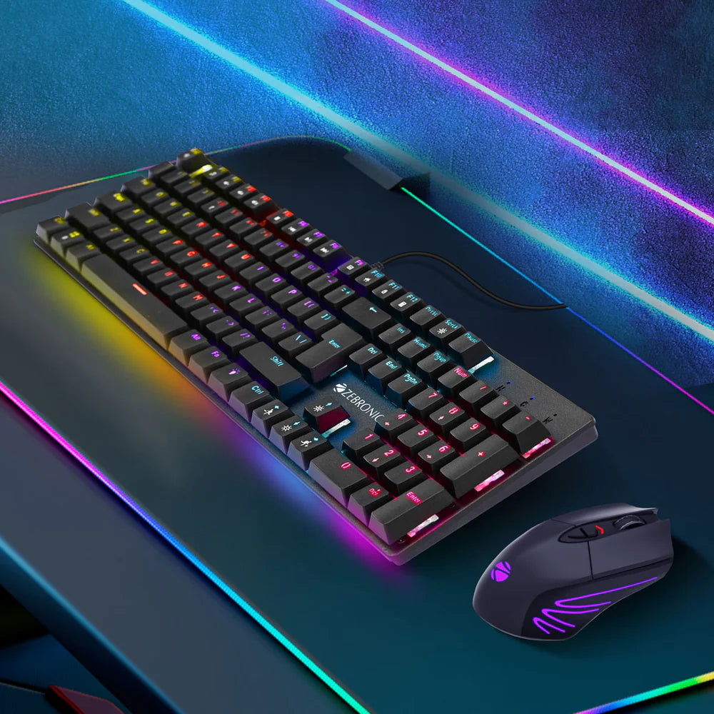 Zebronics Nitro Plus RGB Blue Switches Mechanical Gaming Keyboard