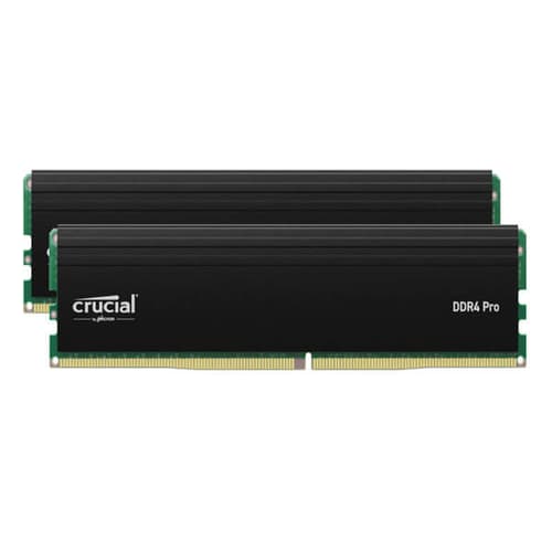 Crucial Pro 32GB (16GBx2) DDR4 CL22 3200MHz RAM (Black)