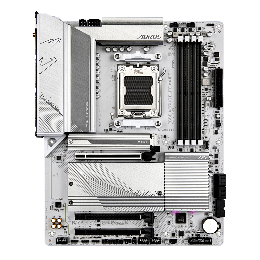 GIGABYTE B650M AORUS ELITE AX ICE DDR5 AM5 Motherboard