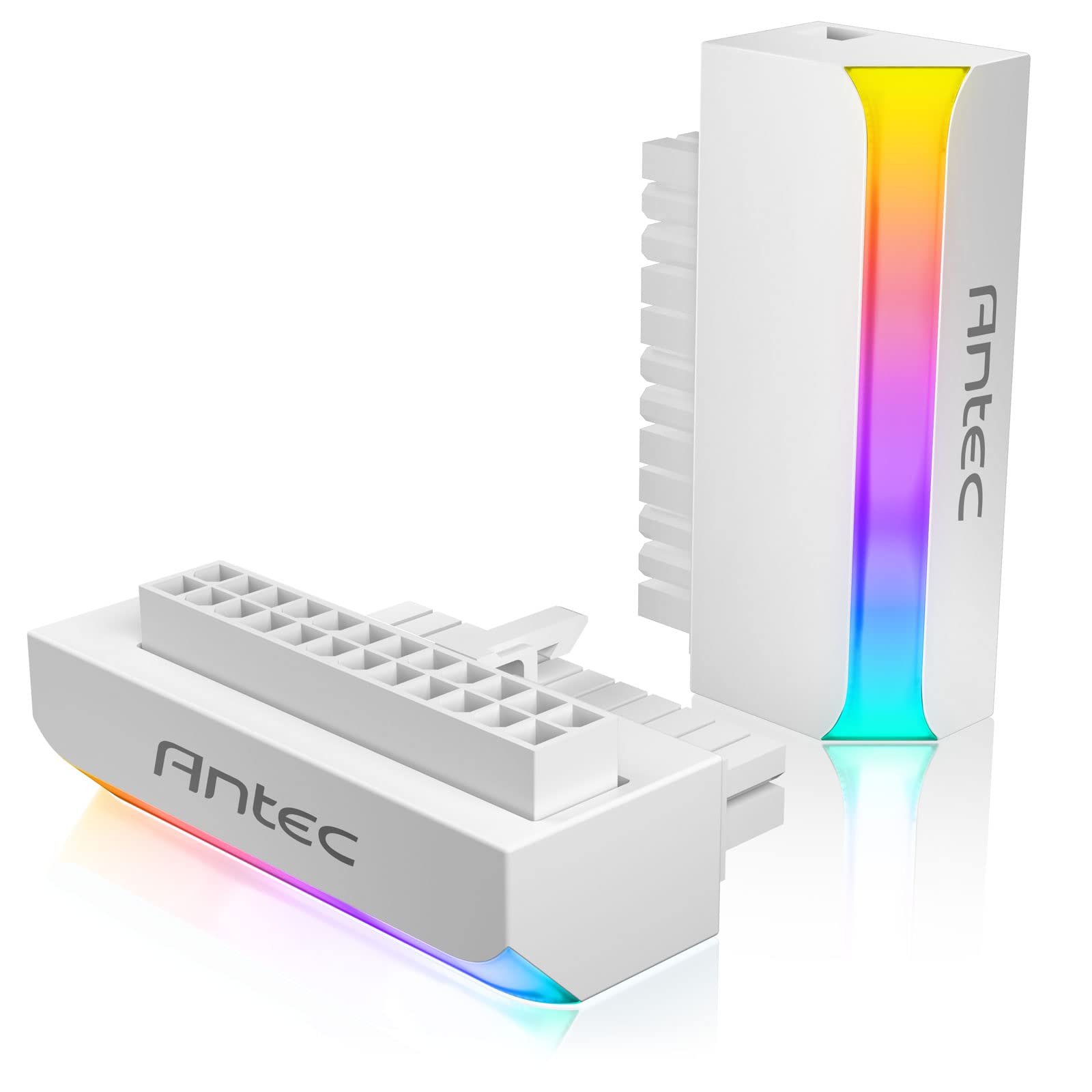 Antec ATX 24-Pin 90 Degree ARGB Adapter (White)
