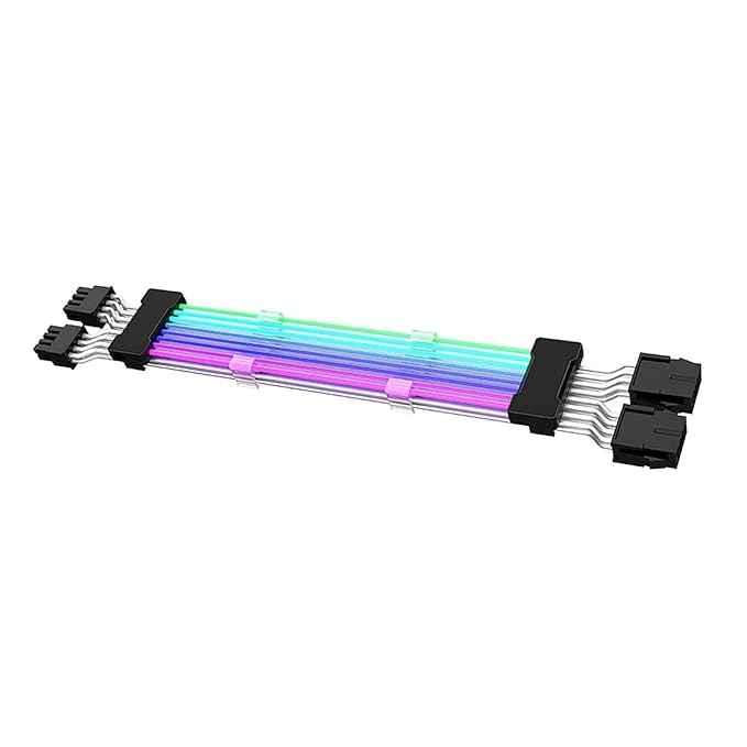 Ant Esports Neon Glow 8PIN x 2 ARGB PSU 18AWG Extensions Cable