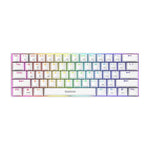 GAMDIAS HERMES E3 White RGB Mechanical Gaming Keyboard (Blue Switch)