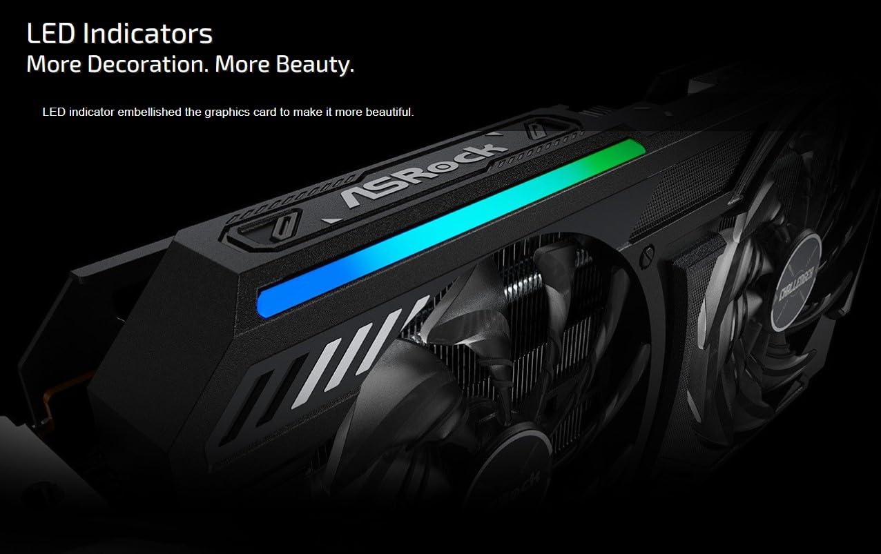 ASRock Radeon RX 9060 XT 8GB GDDR6 Challenger Graphics Card