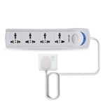 Ant Esports PS400 Power Strip with 4 Universal Socket (White) Power Strip