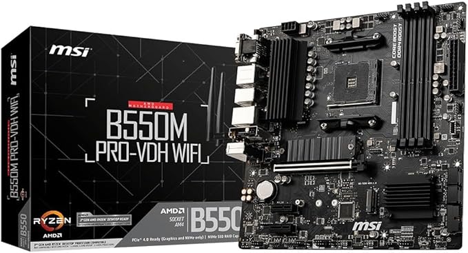 MSI B550M PRO-VDH WiFi ProSeries Motherboard