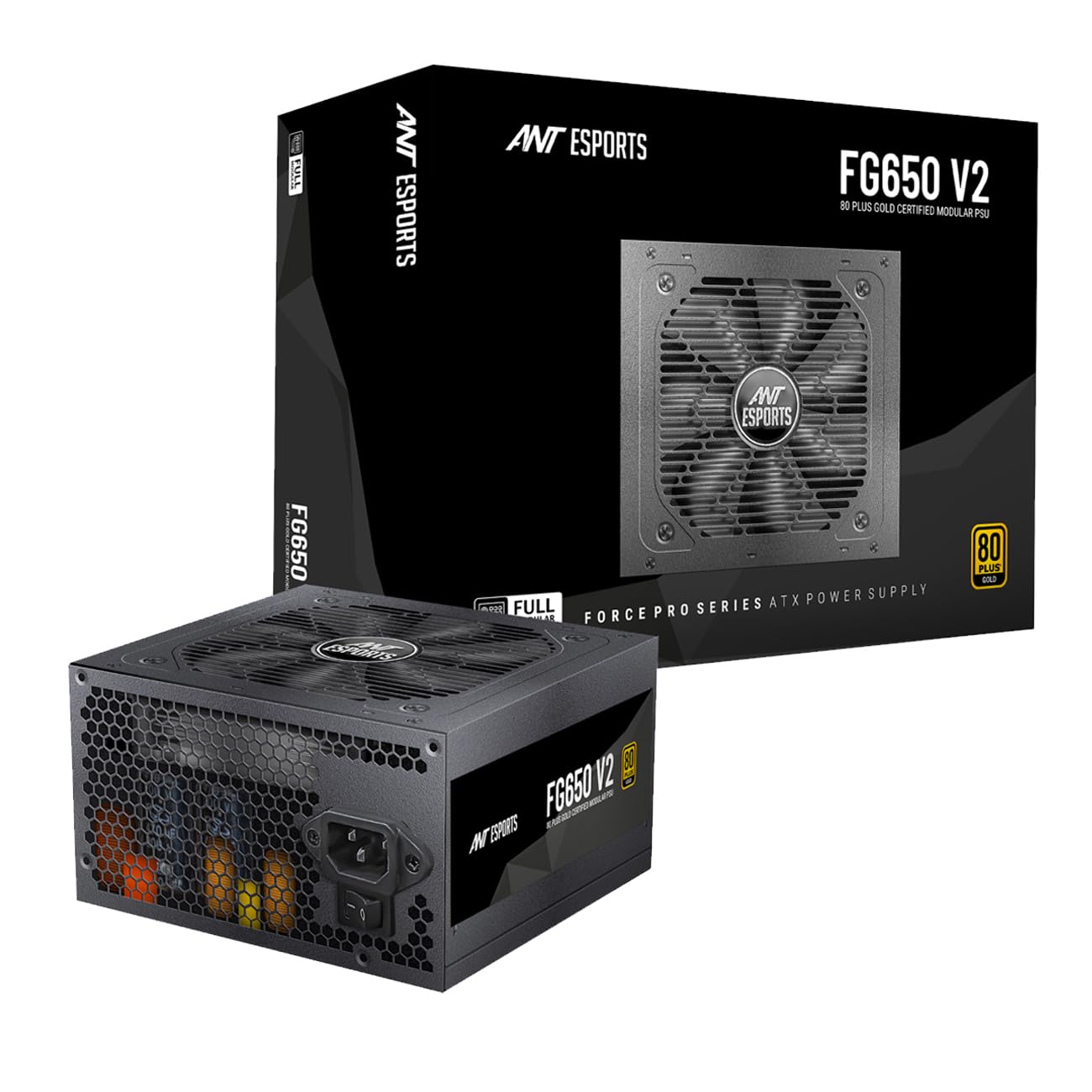 Ant Esports FG650V2 650W Power Supply ATX PSU