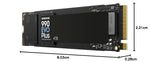 Samsung 990 EVO Plus 2TB M.2 NVMe SSD | PCIe Gen4 x4 & Gen5 x2
