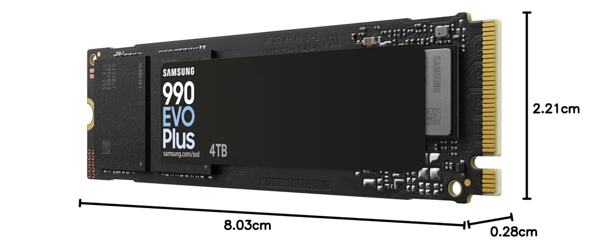 Samsung 990 EVO Plus 2TB M.2 NVMe SSD | PCIe Gen4 x4 & Gen5 x2