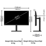 LG 32U720A 32 Inch 4K UHD USB-C Monitor