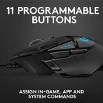 Logitech G502 HERO High Performance Wired Gaming Mouse