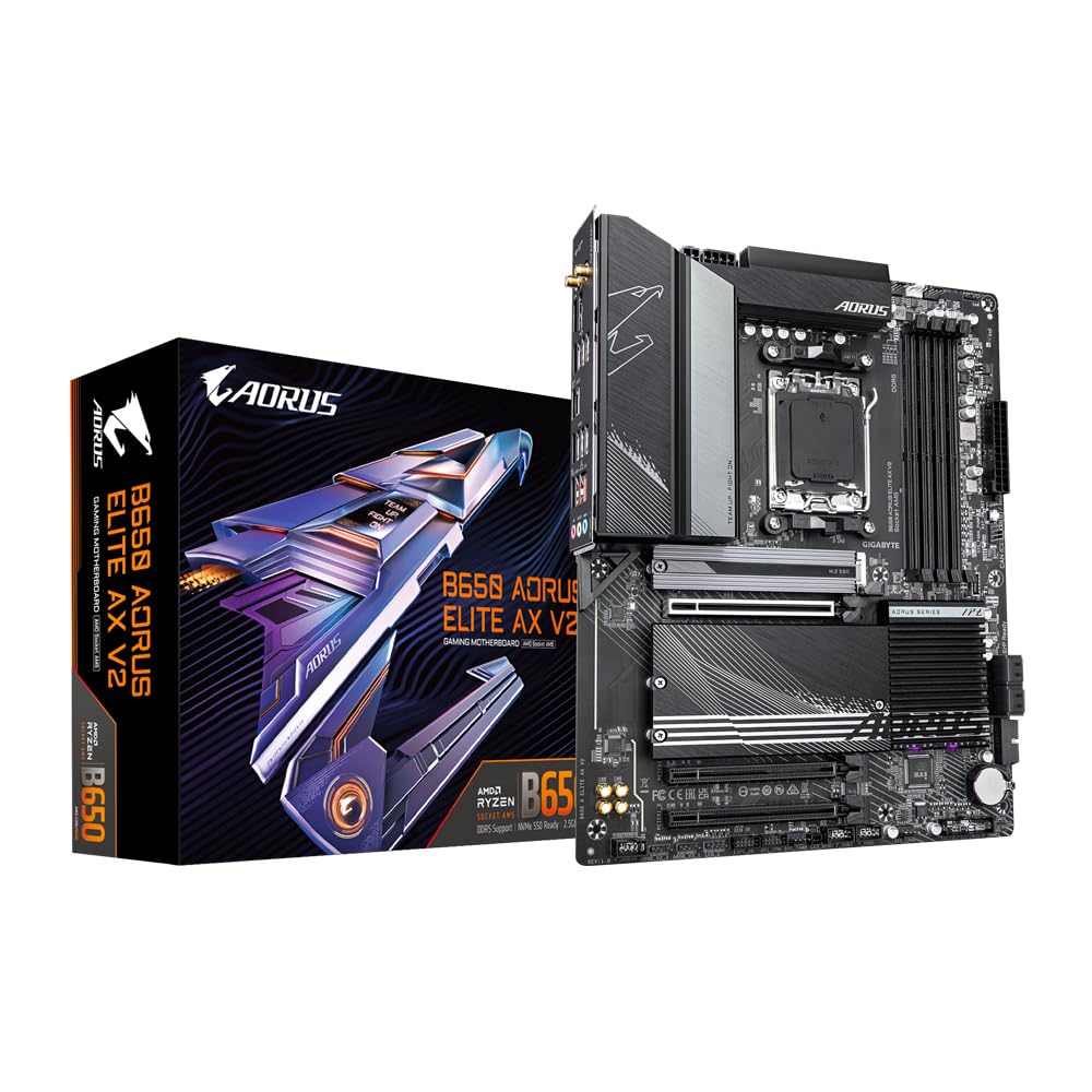 Gigabyte B650 AORUS ELITE AX V2 WiFi DDR5 AM5 Motherboard