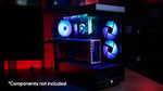 HYTE Y40 Modern Aesthetic Panoramic Mid-Tower Case - Black