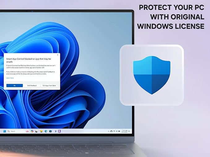 Win 11/10 Pro Online Activation Product License Key (For Win 11/10 – 32/64 Bit) | 1 PC/User | Permanent Activation | Supports Reinstallations & Updatable | New 2025 Retail Version
