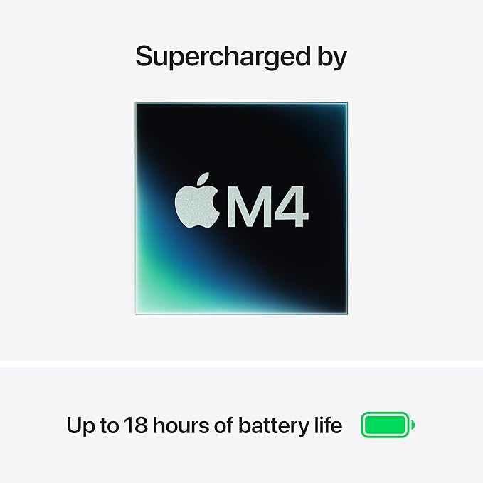 Apple 2025 MacBook Air (13-inch, Apple M4 chip with 10-core CPU and 8-core GPU, 16GB Unified Memory, 256GB) - Sky Blue
