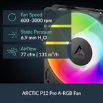 ARCTIC Liquid Freezer III Pro 240 A-RGB - 240 mm AIO CPU Cooler, Water Cooling, 38 mm Radiator, PWM Pump, VRM Fan, for AMD AM5/AM4, Intel LGA1851/1700 Contact Frame - Black