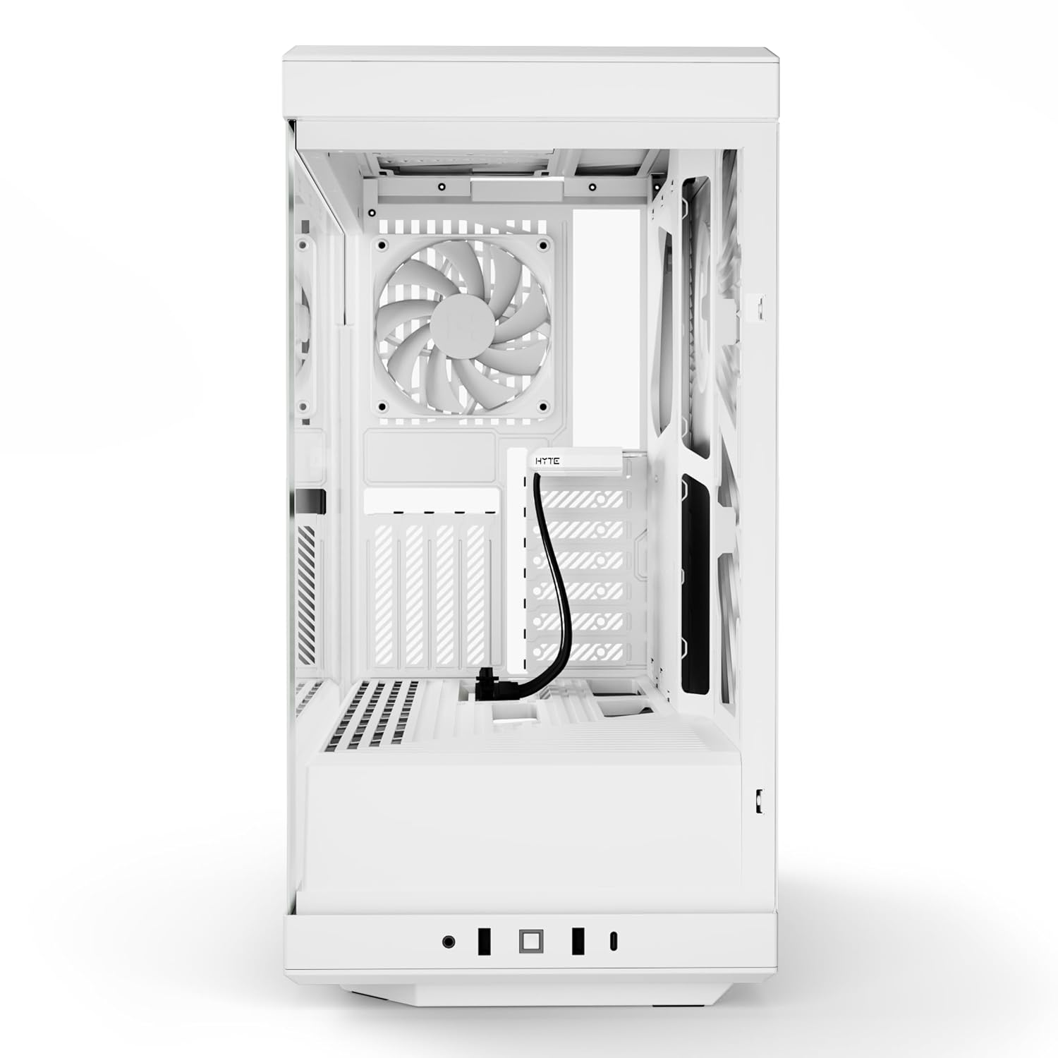 HYTE Y40 Snow White Panoramic Mid-Tower Case - All White