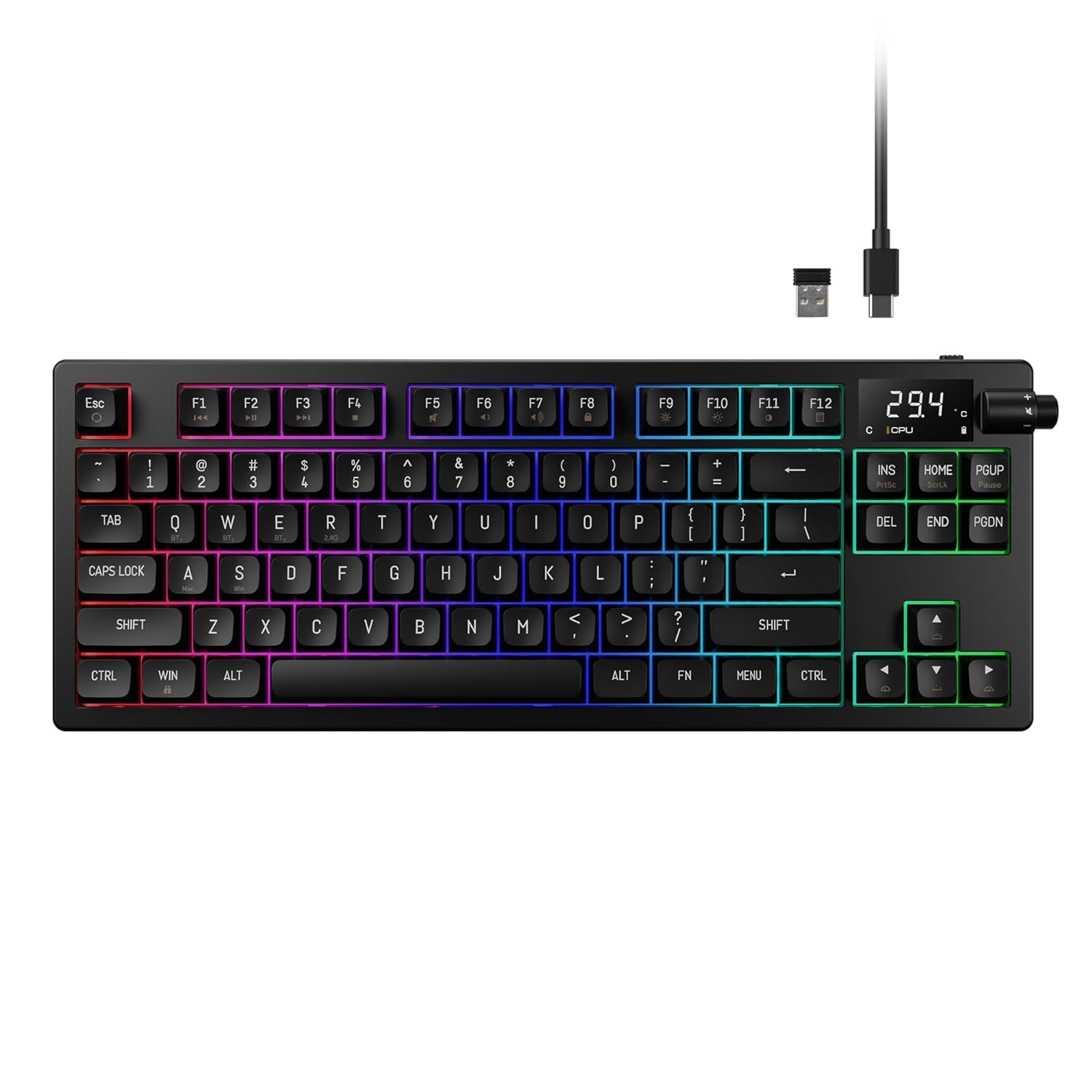 GAMDIAS HERMES M7 Hybrid Wireless Mechanical Keyboard