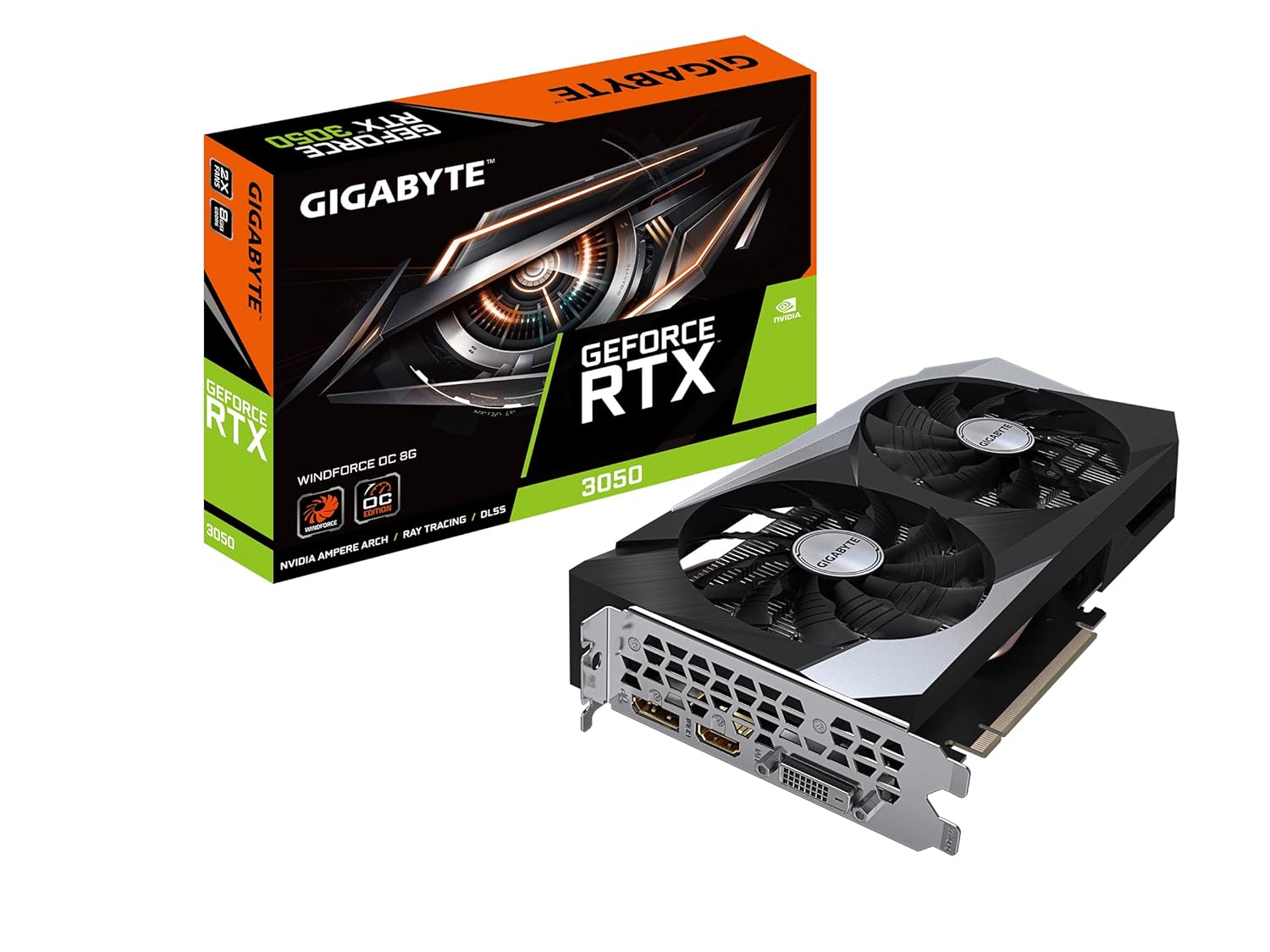 Gigabyte GeForce RTX 3050 8GB WINDFORCE OC Graphics Card