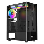 ICE Master Thunder Mid-Tower Computer Case/Gaming Cabinet – Black