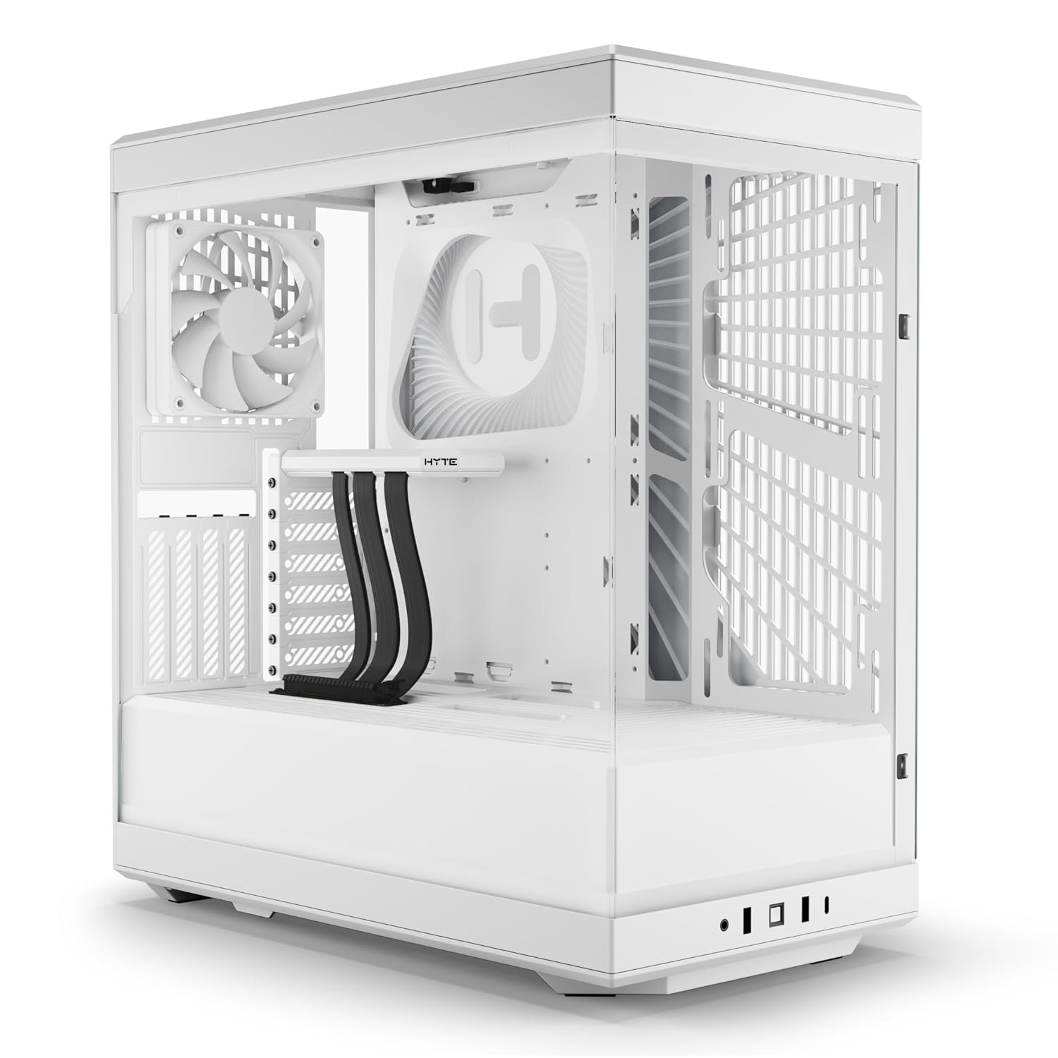 HYTE Y40 Snow White Panoramic Mid-Tower Case - All White