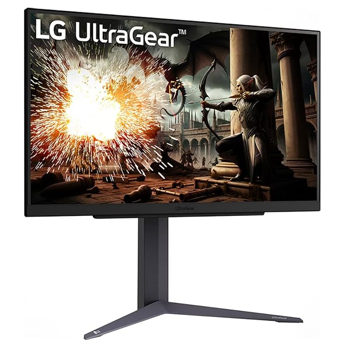 LG UltraGear 27GS75Q-B | 27 Inch 1440p QHD (2K) 180Hz (O/C 200Hz) IPS 1ms
