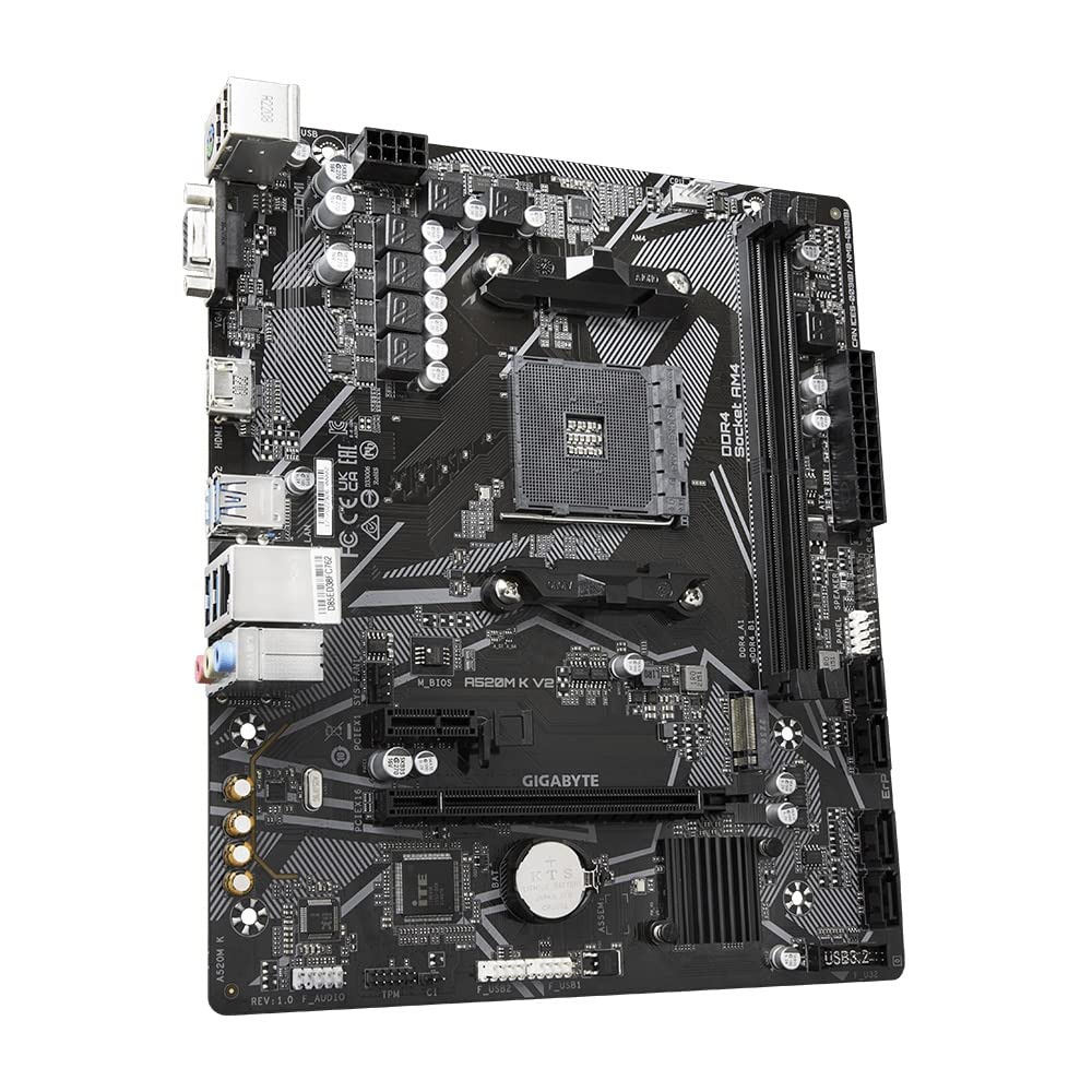 Gigabyte A520M K Motherboard AM4