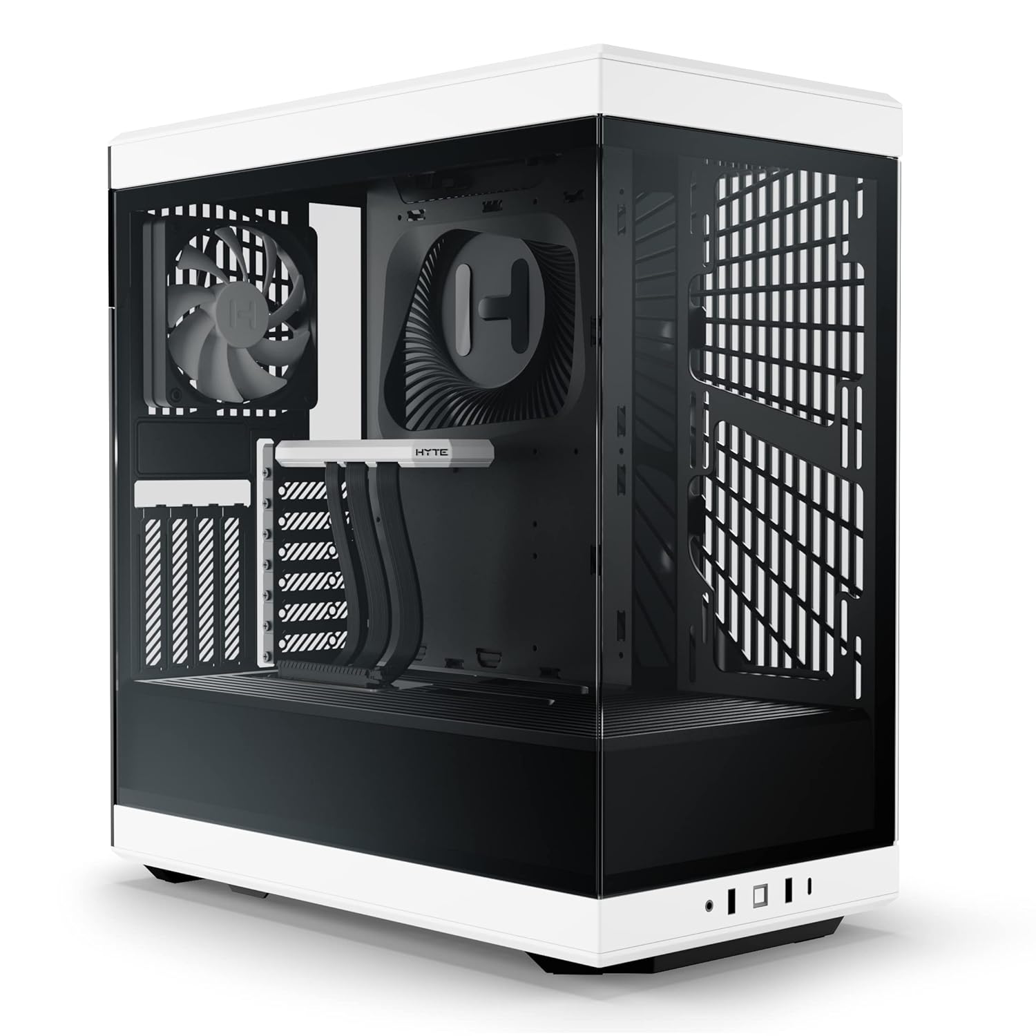 HYTE Y40 Black/White (Panda) Panoramic ATX Case