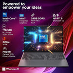 Lenovo IdeaPad Slim 3 14th Gen Intel Core 5 210H 15.3 inch (38.8cm) WUXGA IPS Laptop (24GB RAM/1TB SSD/Windows 11/Office Home 2024/Backlit Keyboard/1Yr ADP Free/Grey/1.6Kg), 83K4004VIN