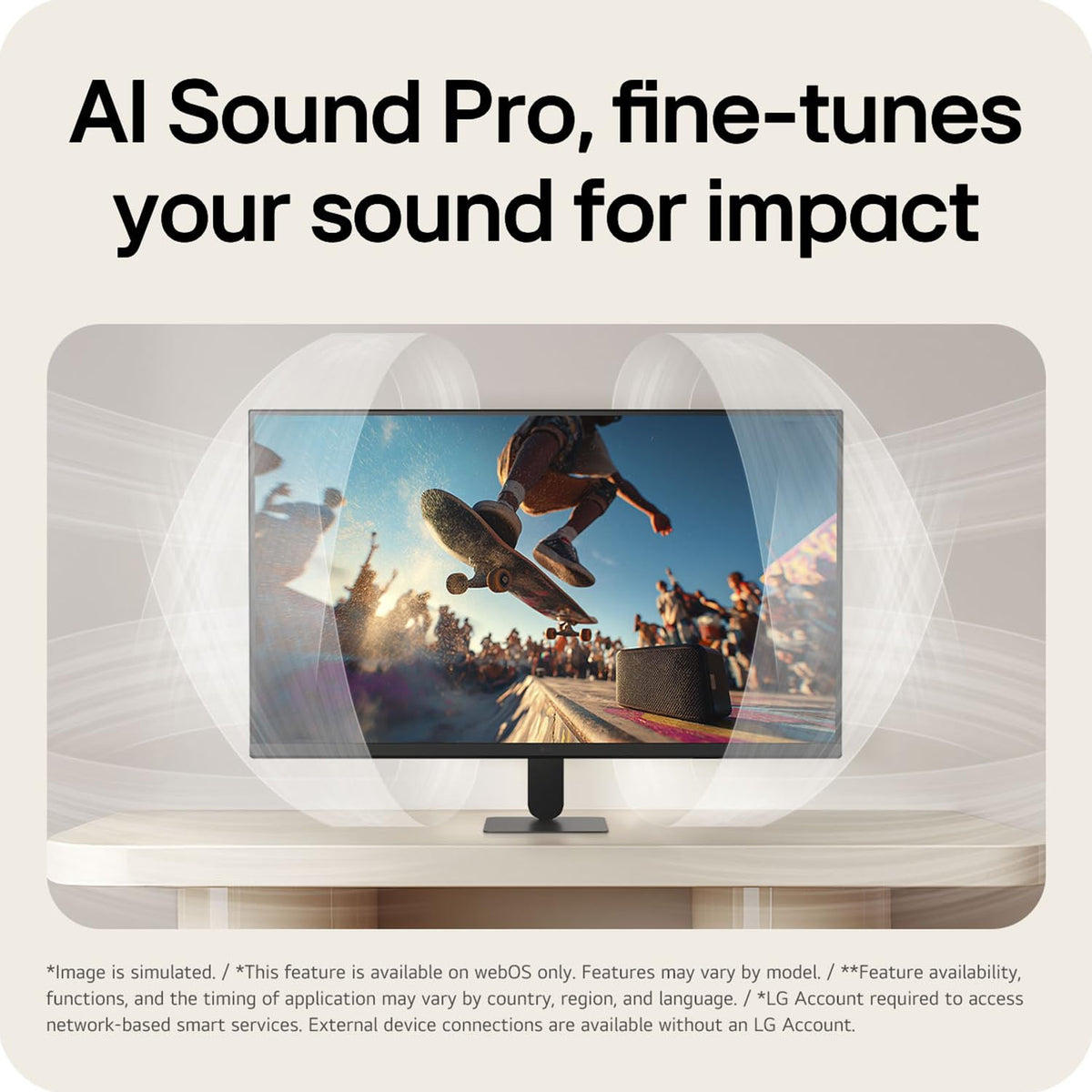 LG 32U701SB 32 Inch 4K UHD Smart Monitor