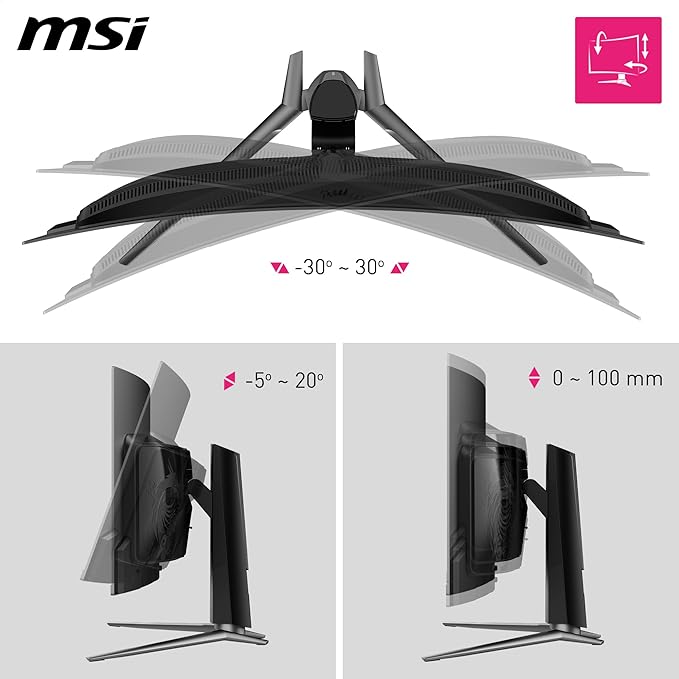 MSI MPG 341CQPX QD-OLED | 34 Inch Curved 1440p UWQHD (2K) 240Hz OLED 0.03ms