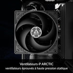 ARCTIC Freezer 36 CO- Single-Tower CPU Cooler with Push-Pull, Two Pressure-optimised 120 mm P Fans, Dual Ball Bearing, 200-1800 RPM, 4 heatpipes, incl. MX-6 Thermal Compound - Black