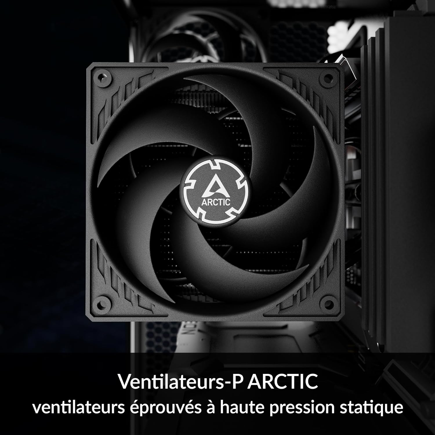 ARCTIC Freezer 36 CO- Single-Tower CPU Cooler with Push-Pull, Two Pressure-optimised 120 mm P Fans, Dual Ball Bearing, 200-1800 RPM, 4 heatpipes, incl. MX-6 Thermal Compound - Black