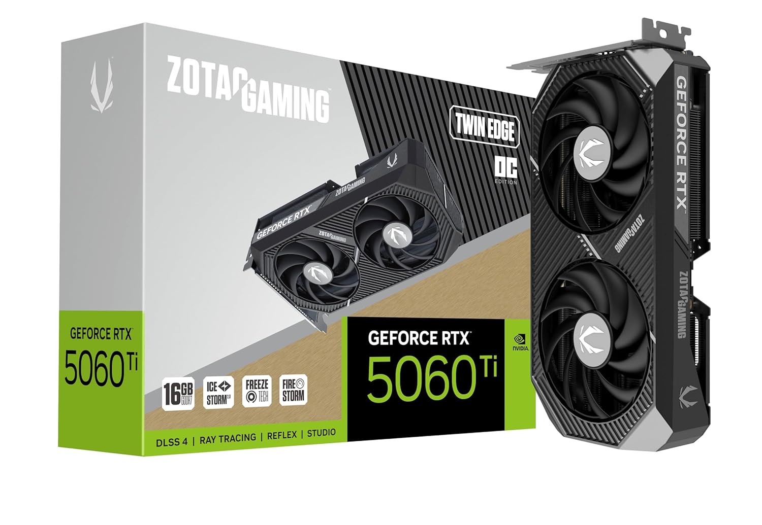 ZOTAC RTX 5060 Ti 16GB Twin Edge Graphics Card