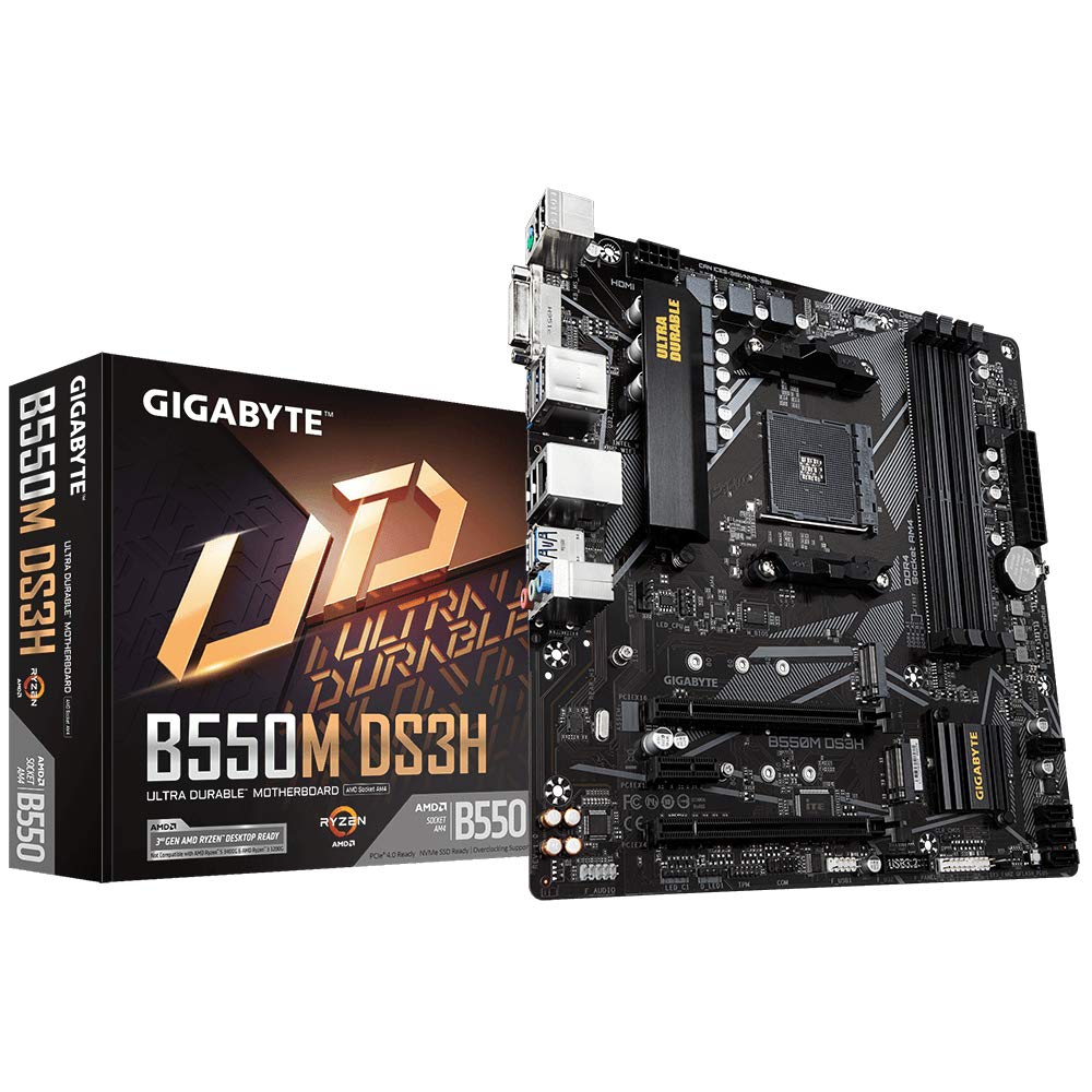 GIGABYTE B550M DS3H DDR4 AM4 Motherboard