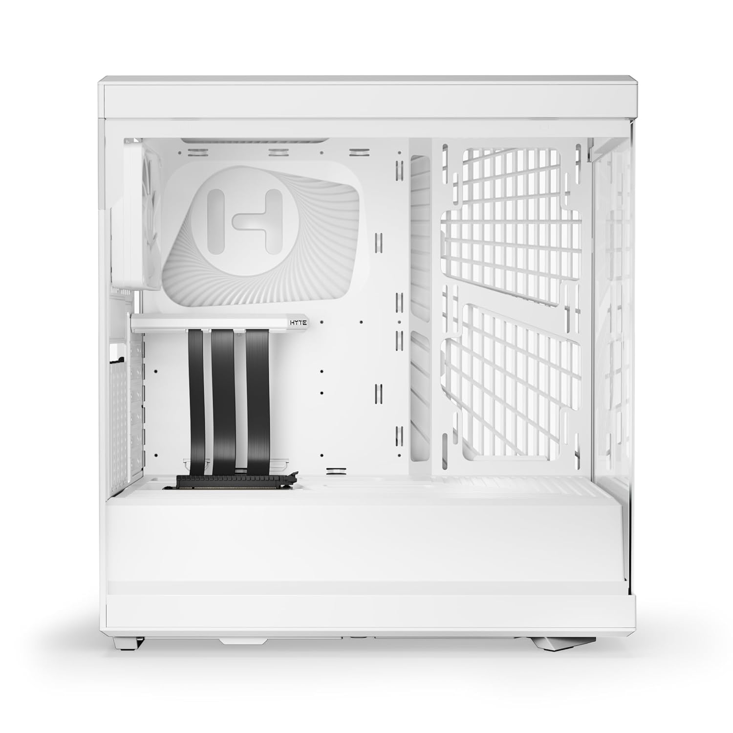 HYTE Y40 Snow White Panoramic Mid-Tower Case - All White