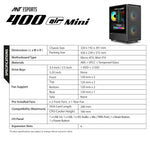 ANT Esports 400 AIR Mini Gaming PC Cabinet | High Airflow