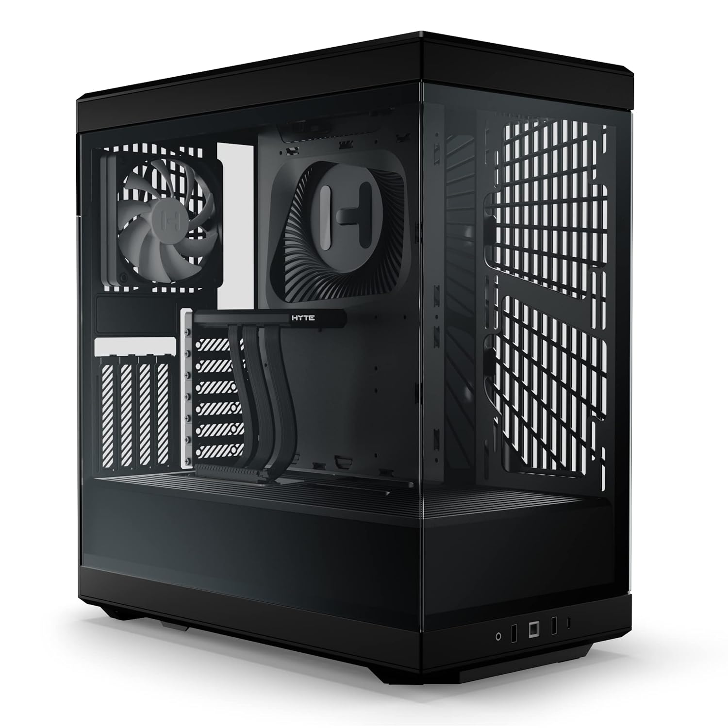 HYTE Y40 Modern Aesthetic Panoramic Mid-Tower Case - Black