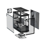 HYTE Y40 Modern Aesthetic Panoramic Mid-Tower Case - Black