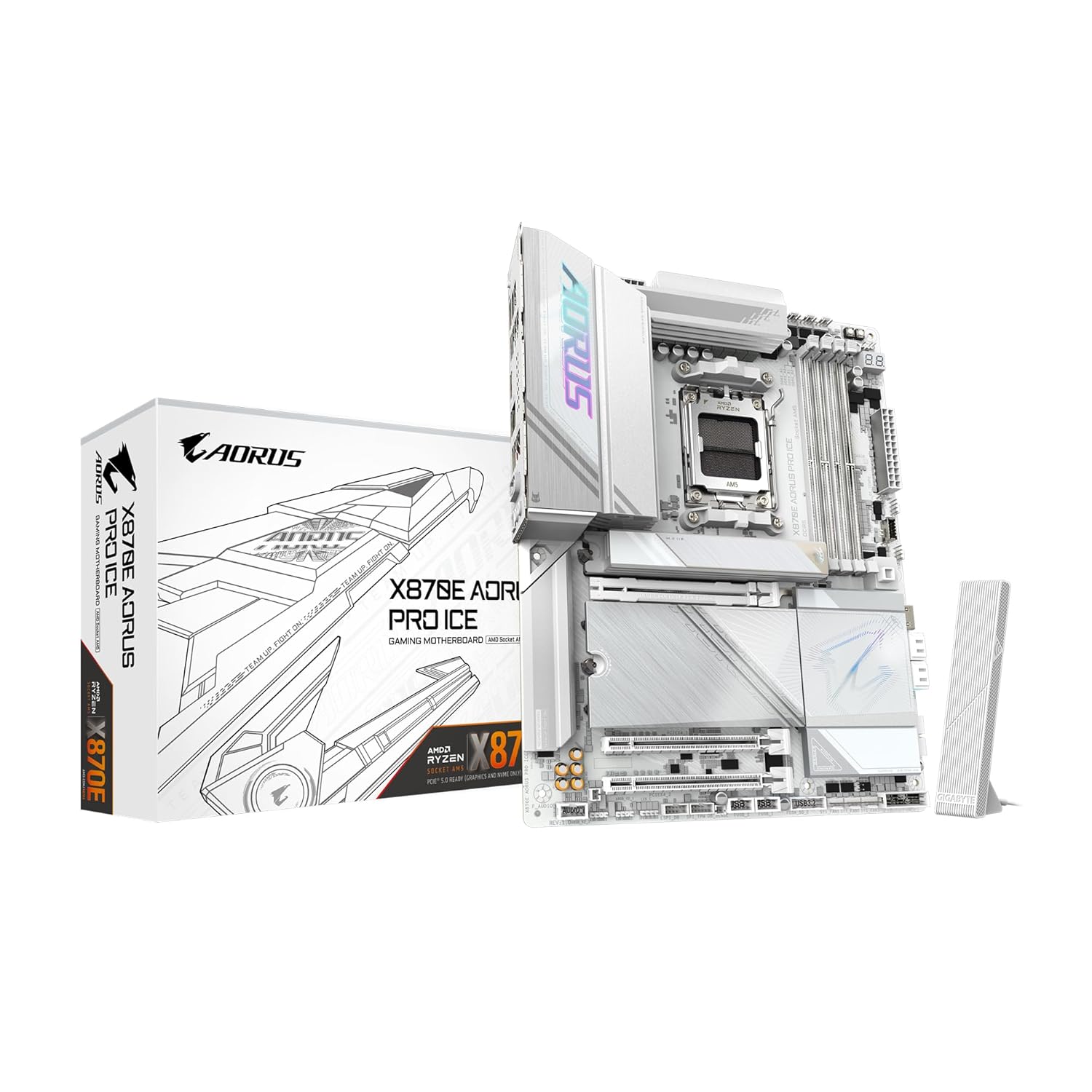GIGABYTE X870E AORUS PRO ICE AM5 DDR5 Motherboard