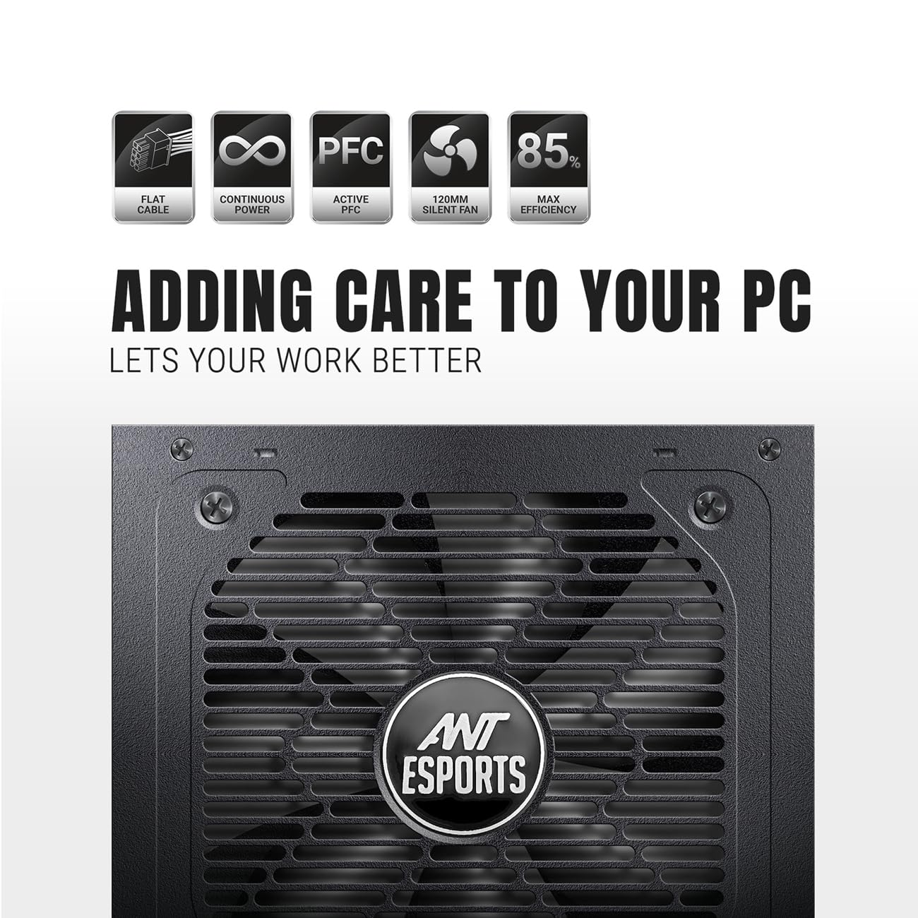 Ant Esports FG750V 750W Power Supply ATX PSU