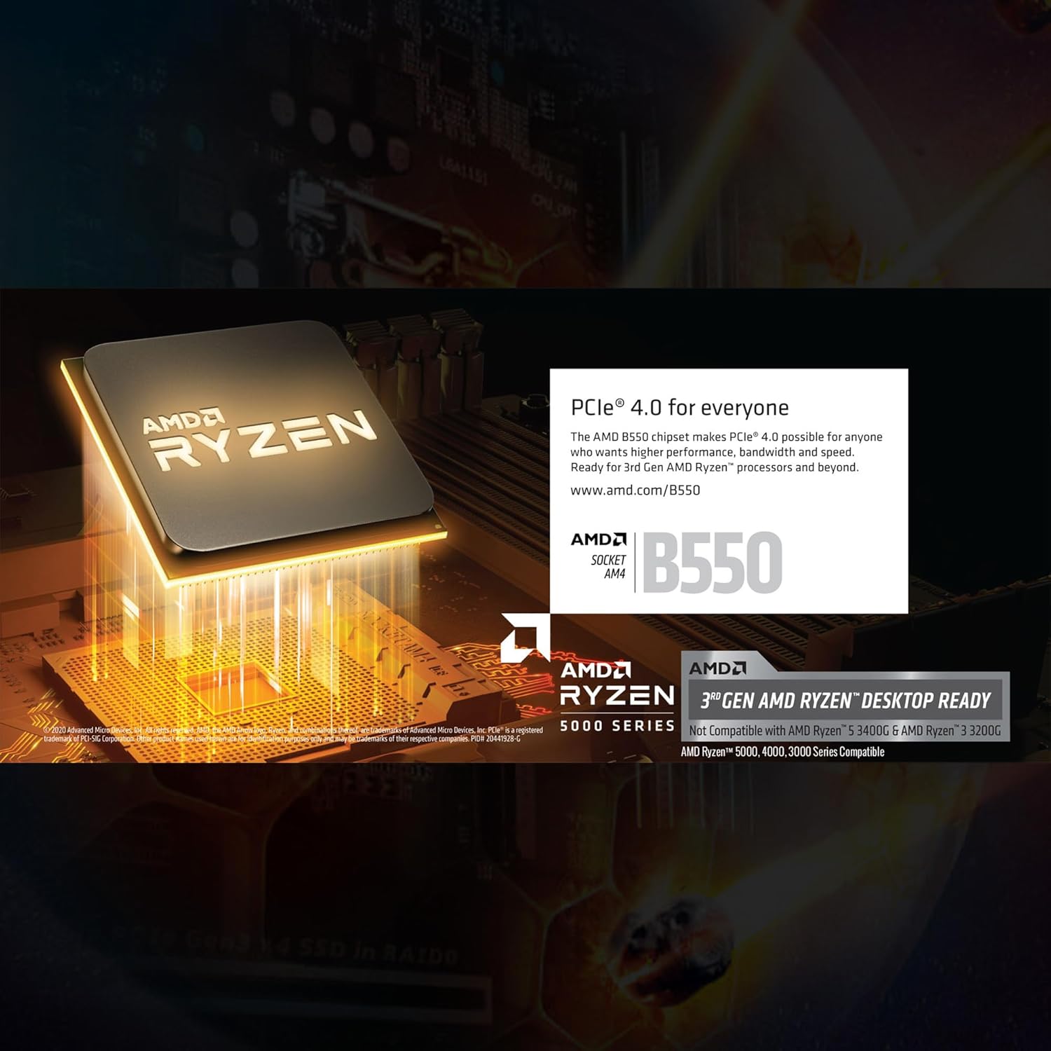 GIGABYTE B550M DS3H AC WiFi DDR4 AM4 Motherboard | Ryzen Support