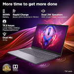 Lenovo IdeaPad Slim 3 14th Gen Intel Core 5 210H 15.3 inch (38.8cm) WUXGA IPS Laptop (24GB RAM/1TB SSD/Windows 11/Office Home 2024/Backlit Keyboard/1Yr ADP Free/Grey/1.6Kg), 83K4004VIN