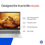 HP 15, AMD Ryzen 3 7320U (8GB DDR4, 512GB SSD) FHD, Anti-Glare, Micro-Edge, 15.6''/39.6cm, Win11, M365 Basic(1yr)* Office24, Silver, 1.59kg, fc0500AU, FHD Camera w/Privacy Shutter Laptop
