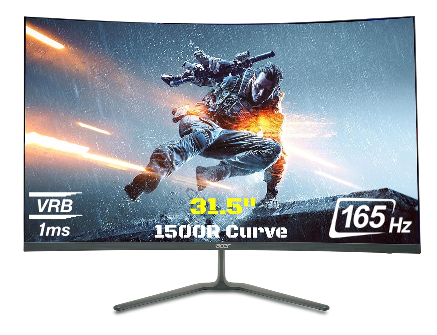 acer ED320QR 31.5 Inch Full HD VA Panel 1500R Curved Backlight LED LCD Monitor