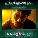 AOC Q27B3M2 Gaming Monitor 27 inch 2560 x 1440 QHD VA, 100Hz Refresh Rate, 4ms Response Time