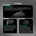 ASUS Radeon RX 9060 XT 8GB GDDR6 Dual Graphics Card