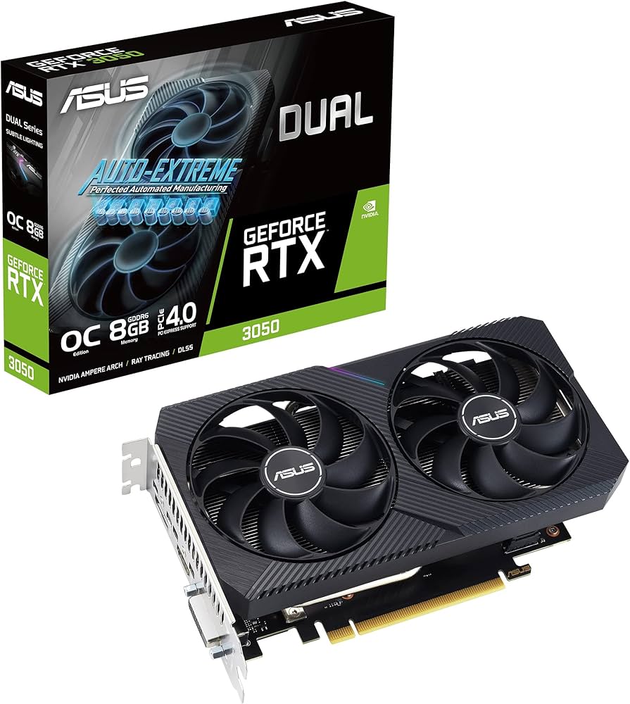 ASUS Dual GeForce RTX 3050 8GB Graphics Card