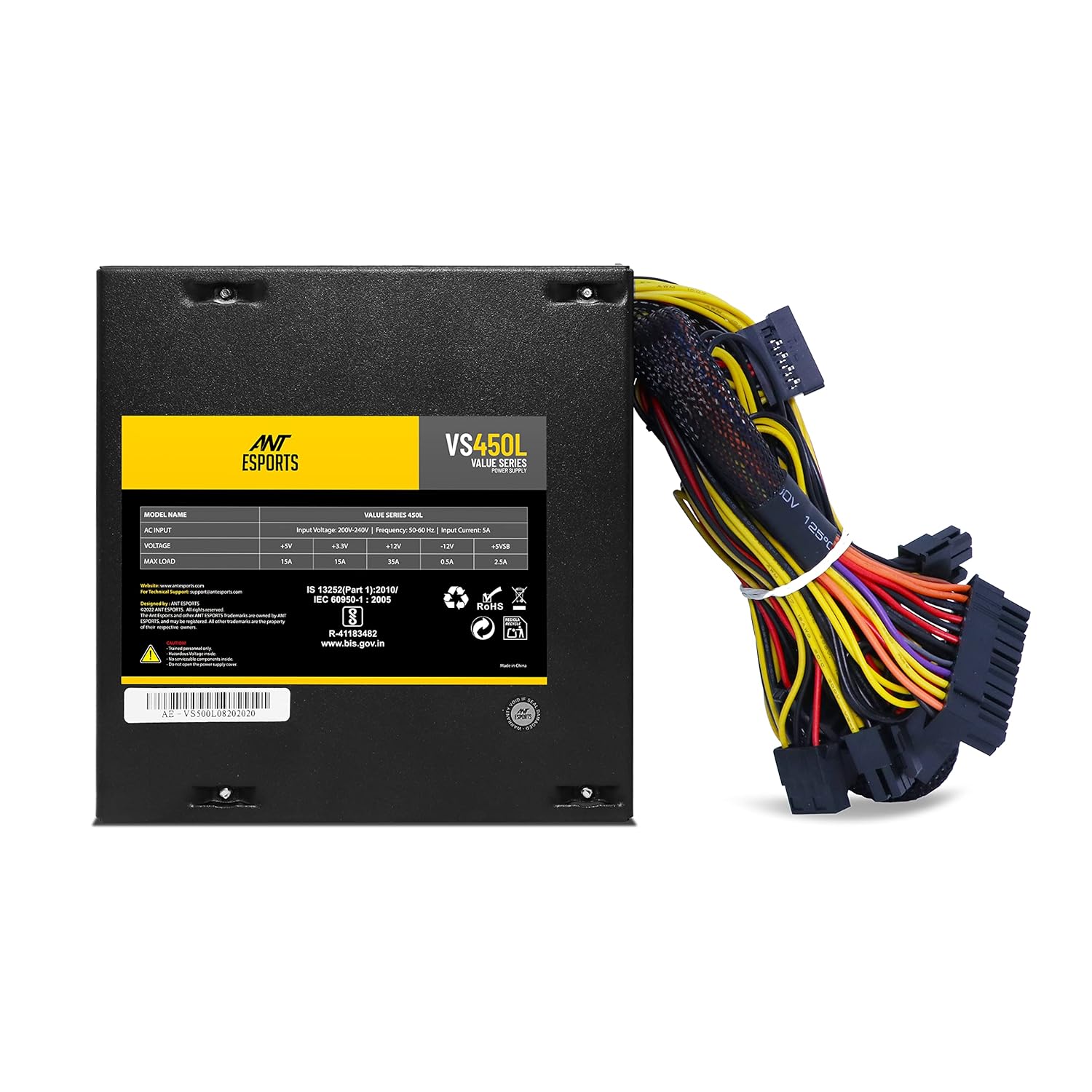 ANT Esports VS450L 450W SMPS Power Supply