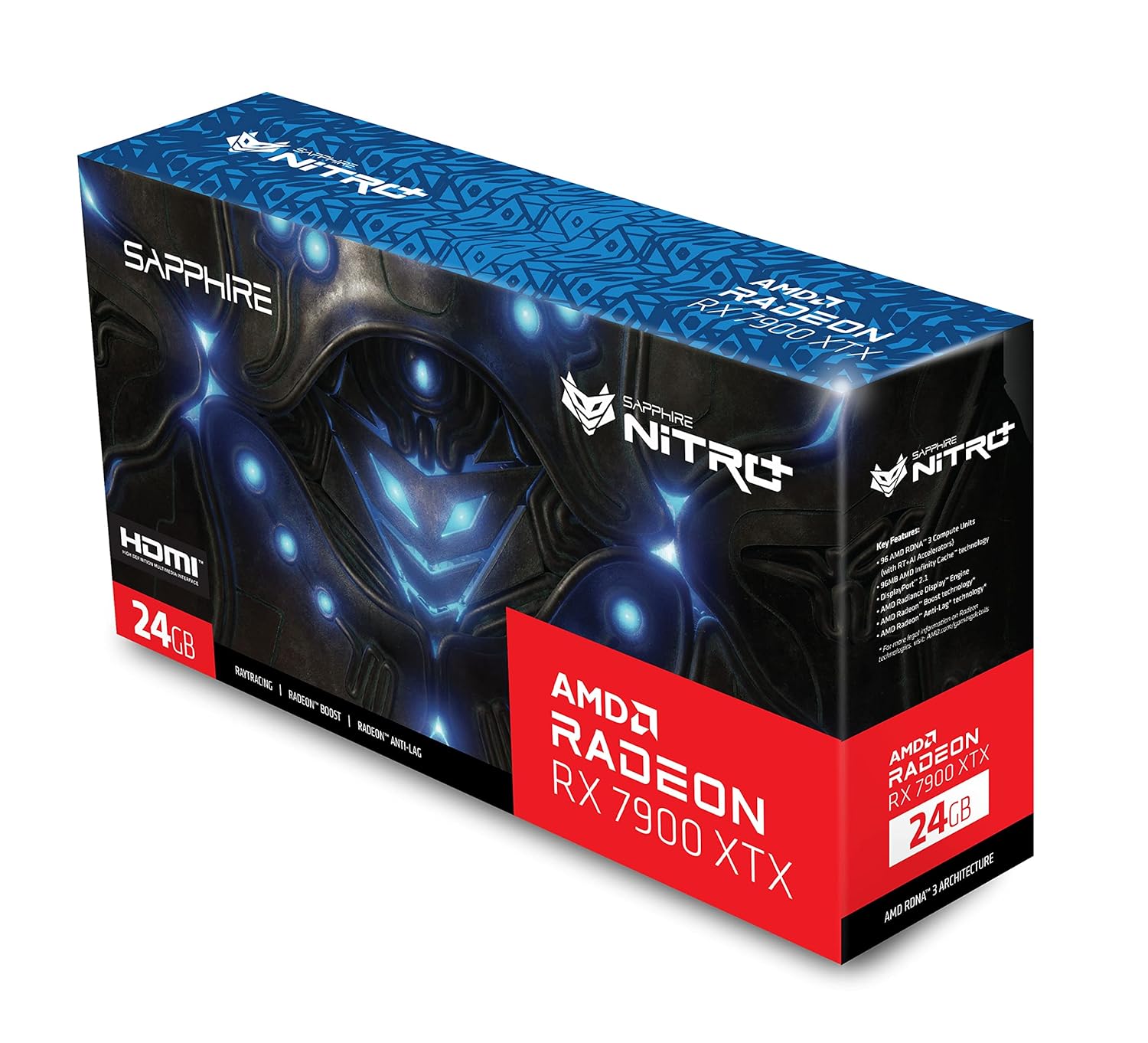 Sapphire Radeon RX 7900 XTX 24GB GDDR6 Nitro+ Graphics Card